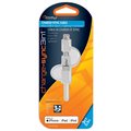 Power Up! USB Cable 3-in-1 Micro-TypeC & MFI 8-pin 3ft White 191-051546